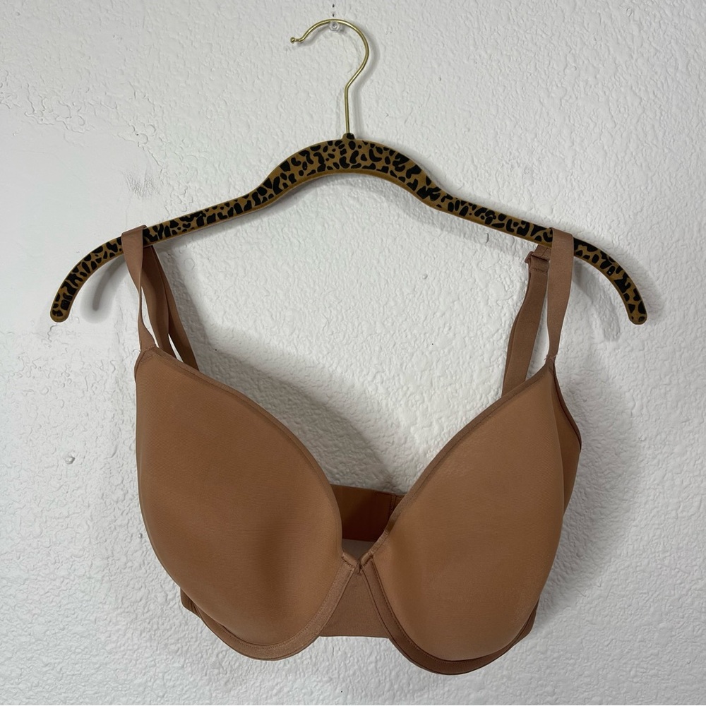 SKIMS Brown Mesh Underwire T-Shirt Bra Size 34DDDD